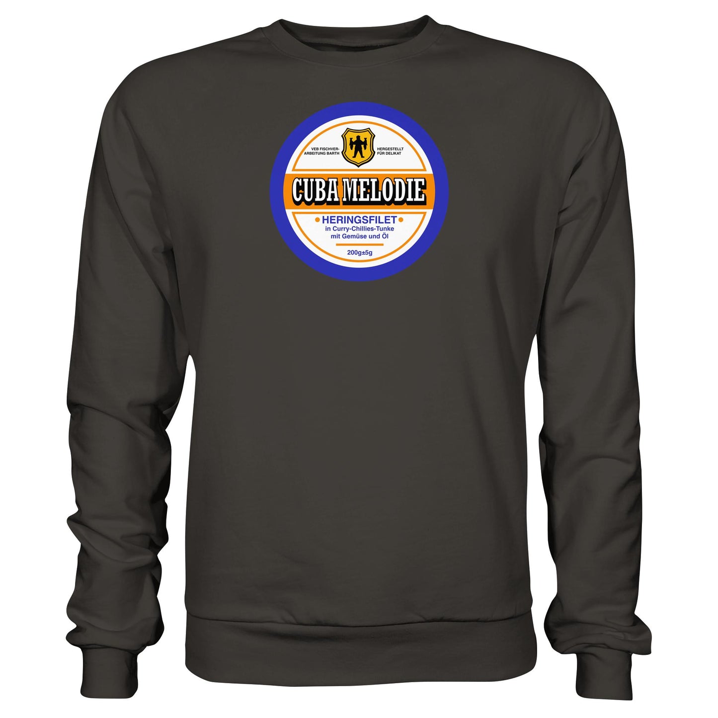 DDR Ostalgie Pullover Unisex • CUBA MELODIE HERINGSFILET - VEB FISCHVERARBEITUNG BARTH