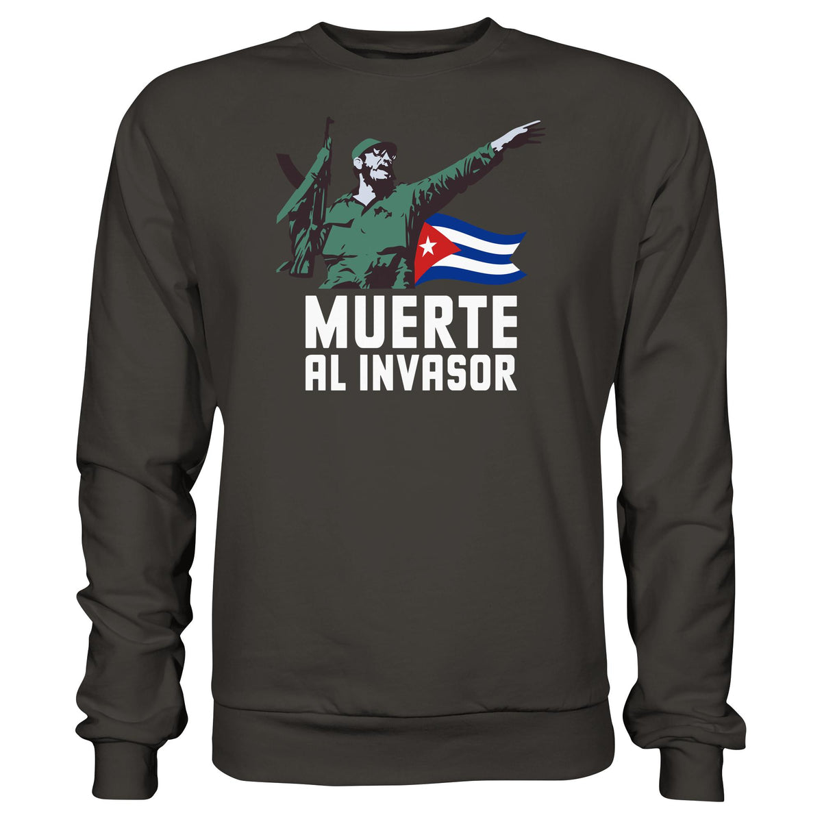 DDR Ostalgie Pullover Unisex • KUBA - MUERTE AL INVASOR