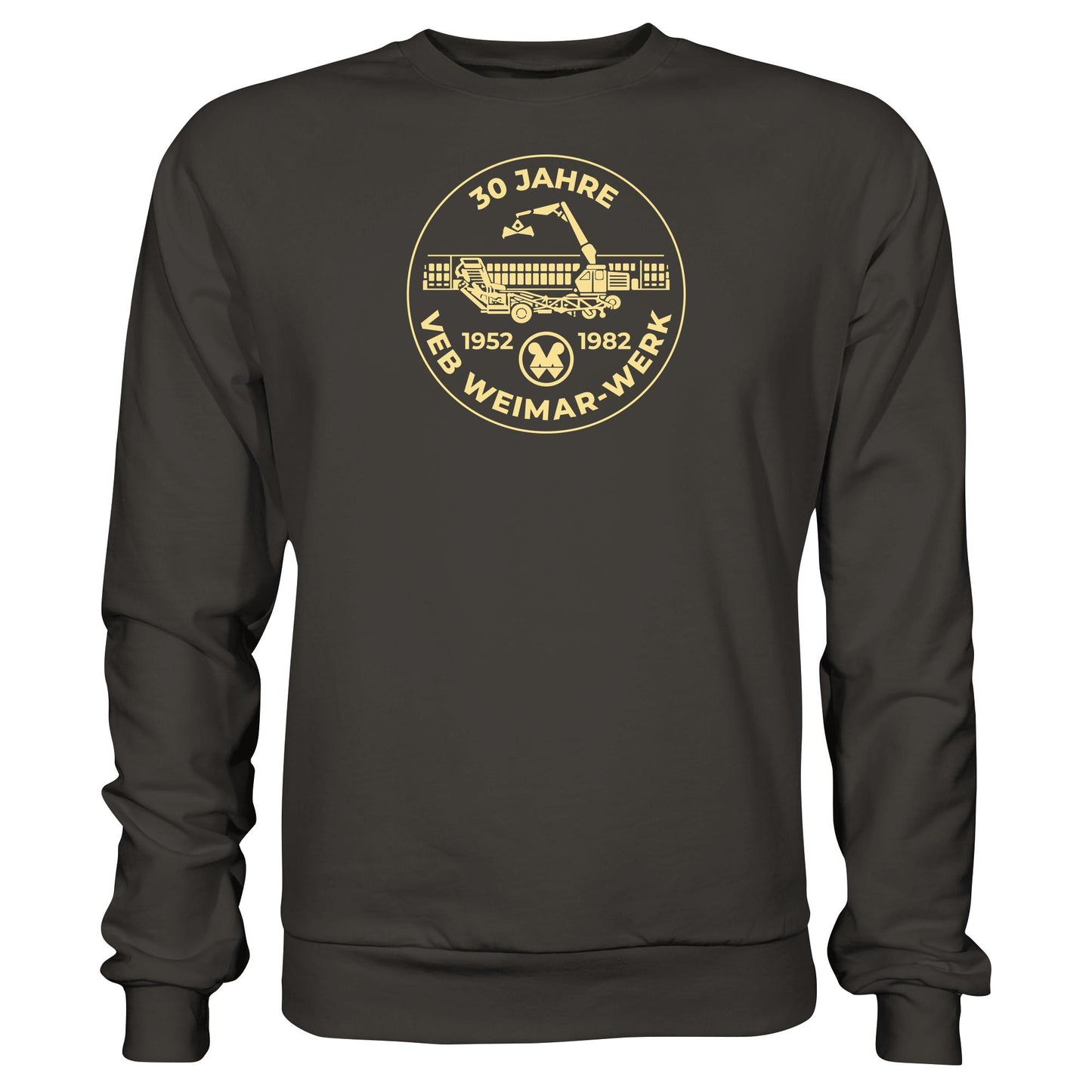 DDR Ostalgie Pullover Unisex • 30 JAHRE VEB WEIMAR-WERK