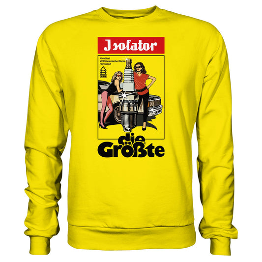 DDR Ostalgie Pullover Unisex • ISOLATOR - DIE GRÖSSTE (ORIGINAL POSTER)