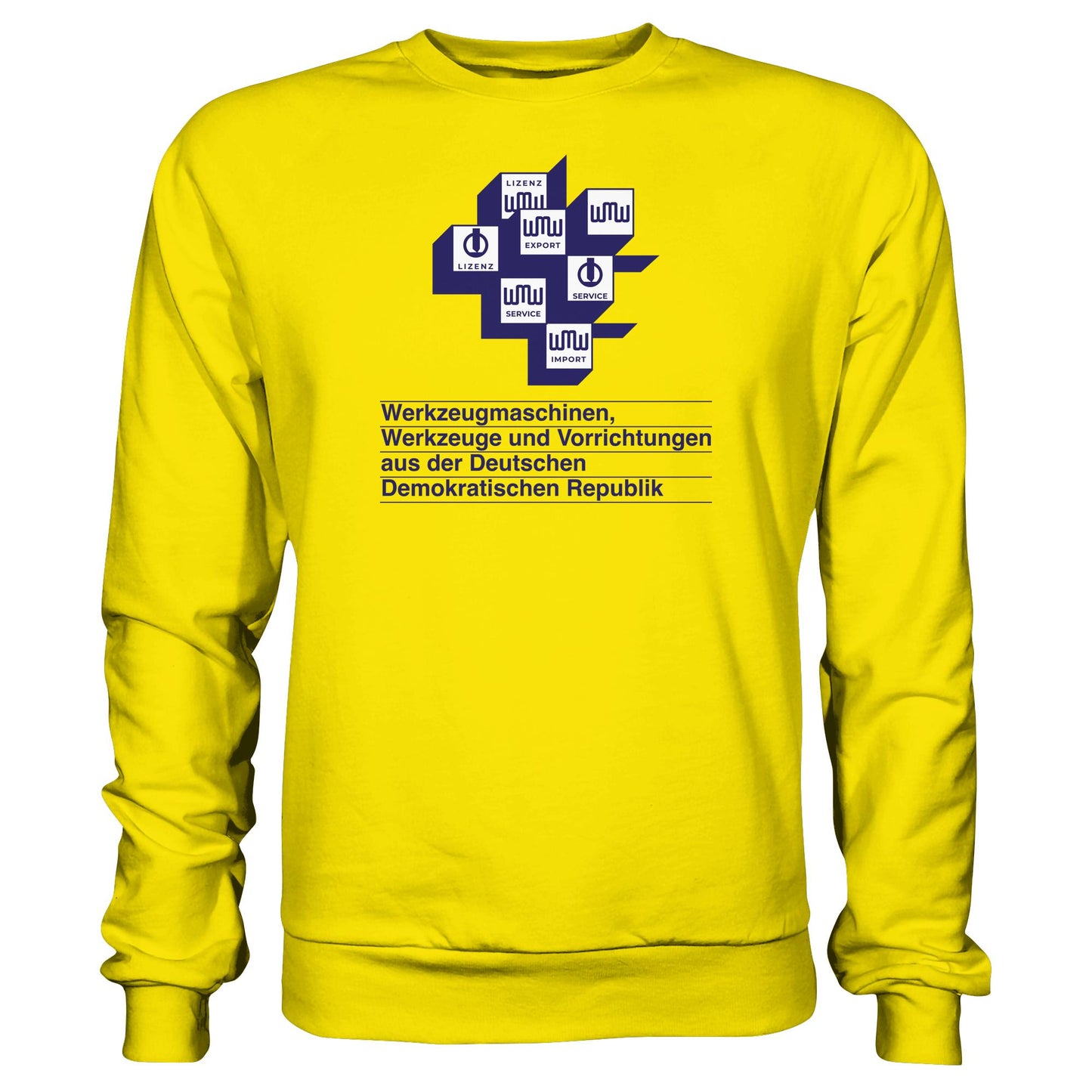 DDR Ostalgie Pullover Unisex • WMW WERKZEUGMASCHINEN DER DDR