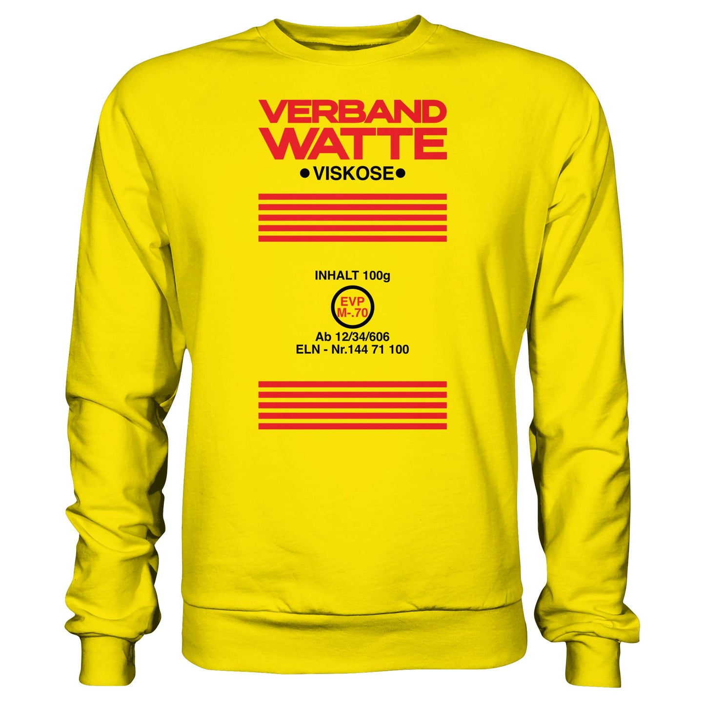 DDR Ostalgie Pullover Unisex • VERBAND WATTE VISKOSE