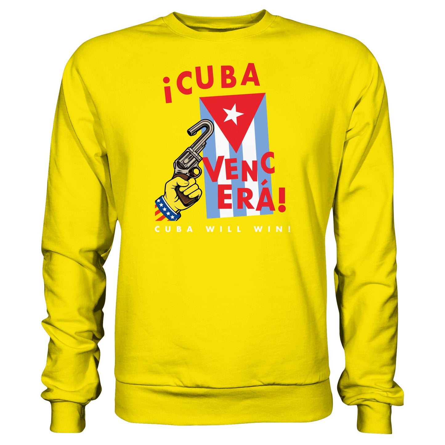 DDR Ostalgie Pullover Unisex • VENCERÁ! CUBA WILL WIN! (ORIGINAL POSTER KUBA)