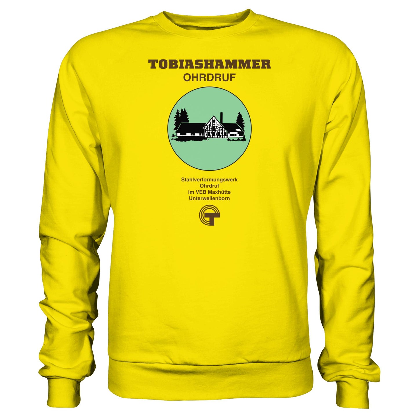 DDR Ostalgie Pullover Unisex • TOBIASHAMMER OHRDRUF - VEB MAXHÜTTE