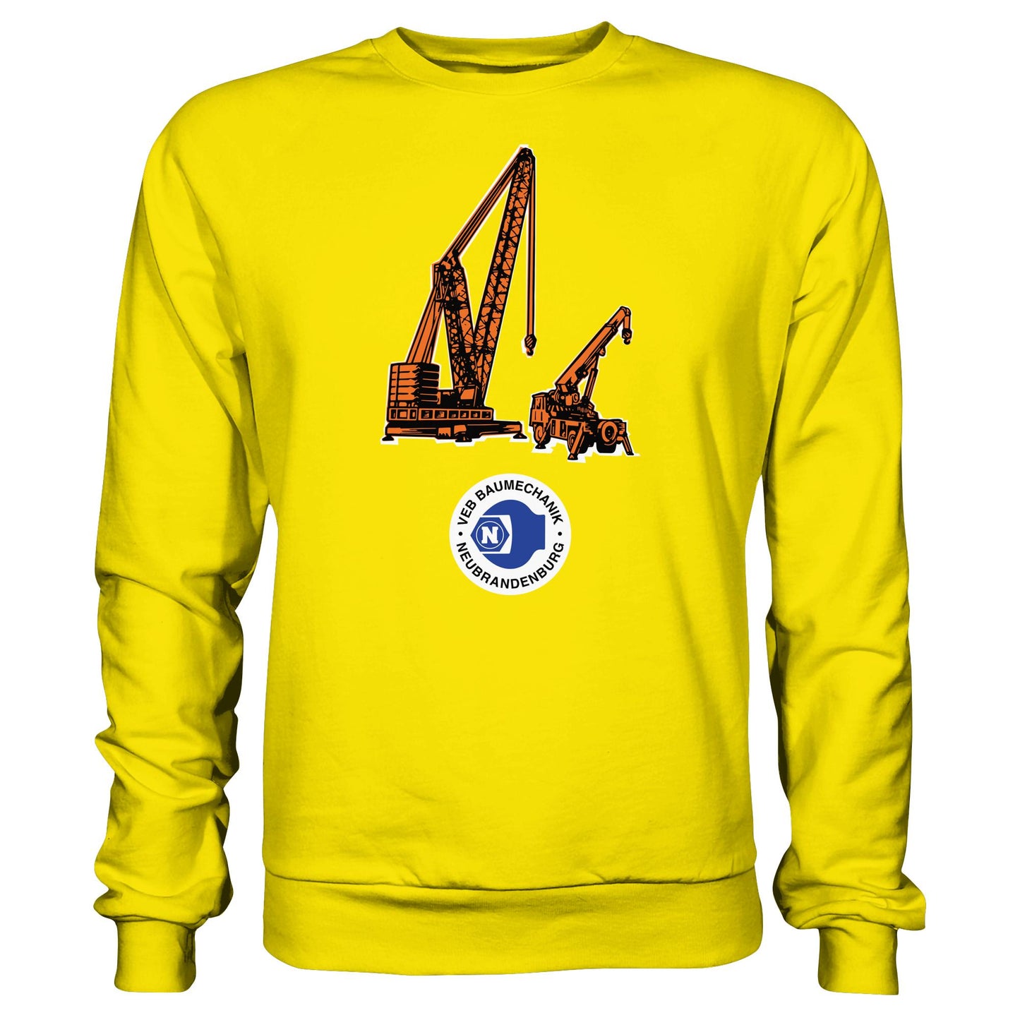 DDR Ostalgie Pullover Unisex • VEB BAUMECHANIK NEUBRANDENBURG