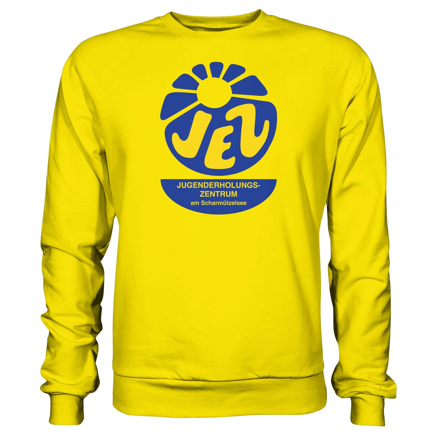 DDR Ostalgie Pullover Unisex • JEZ - JUGENDERHOLUNGSZENTRUM SCHARMÜTZELSEE