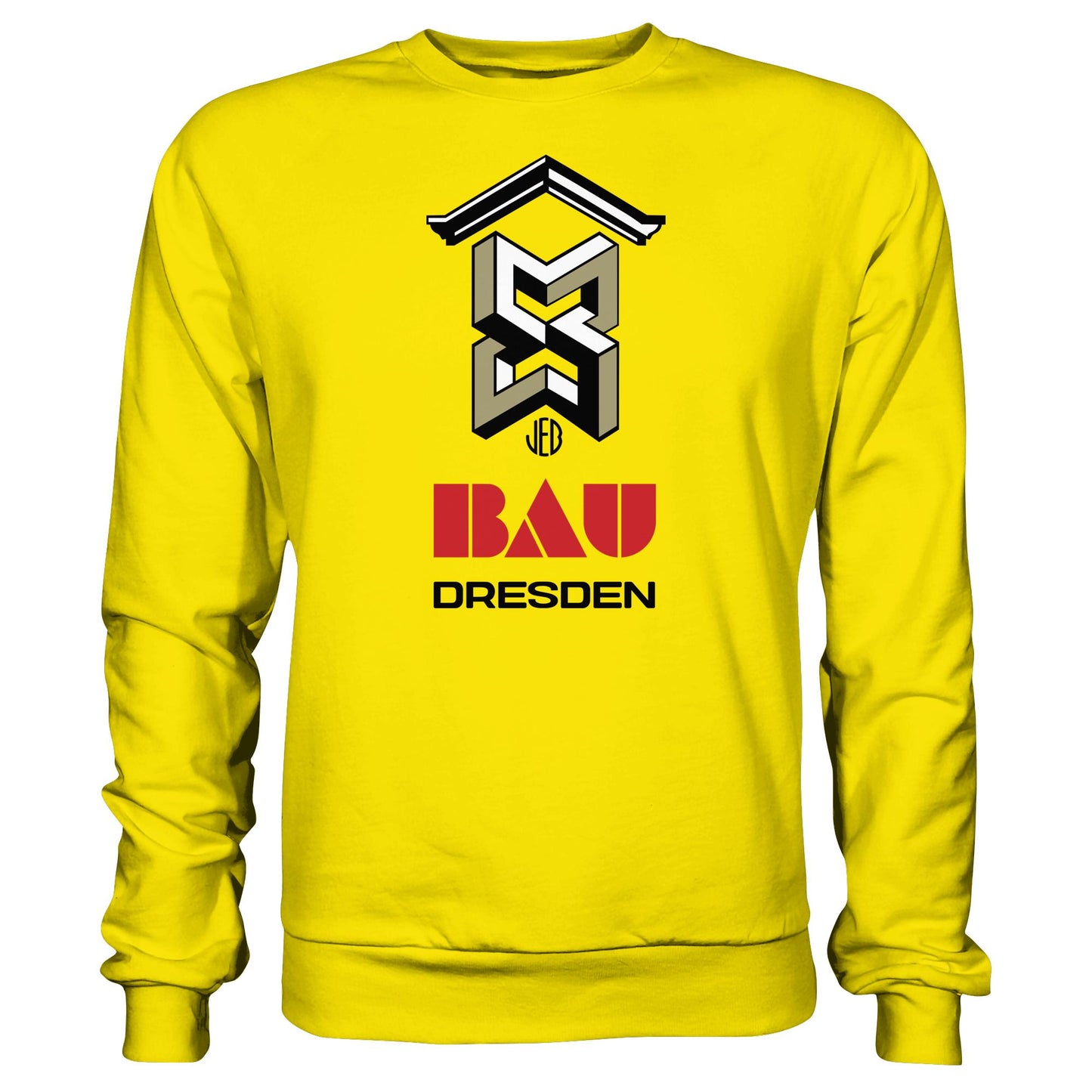 DDR Ostalgie Pullover Unisex • VEB BAU DRESDEN