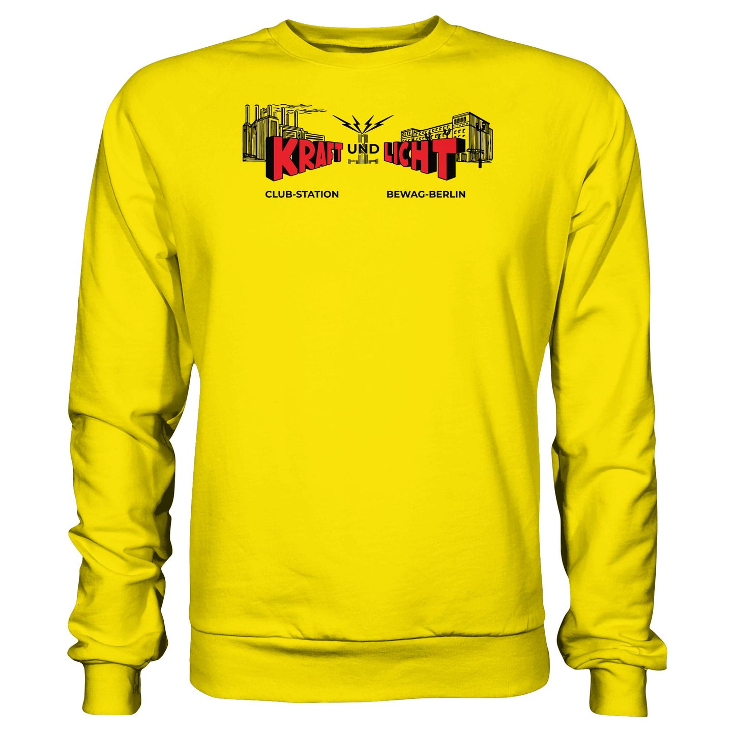 DDR Ostalgie Pullover Unisex • KRAFT UND LICHT - BEWAG BERLIN