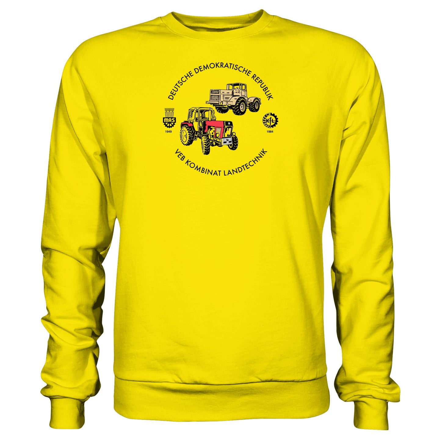 DDR Ostalgie Pullover Unisex • VEB KOMBINAT LANDTECHNIK (ORIGINAL GEDÄCHTNISTELLER)