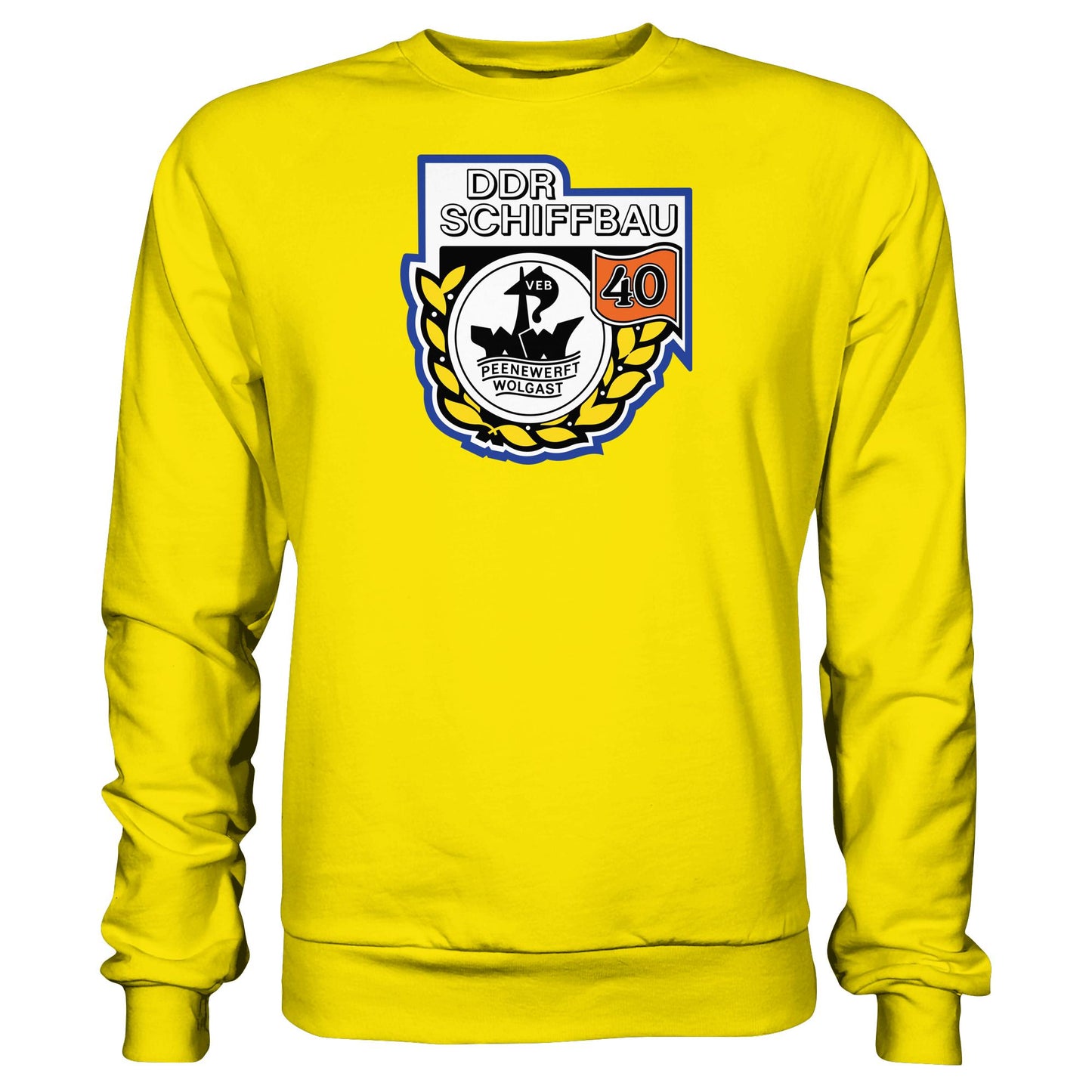 DDR Ostalgie Pullover Unisex • VEB PEENEWERFT WOLGAST, DDR SCHIFFBAU