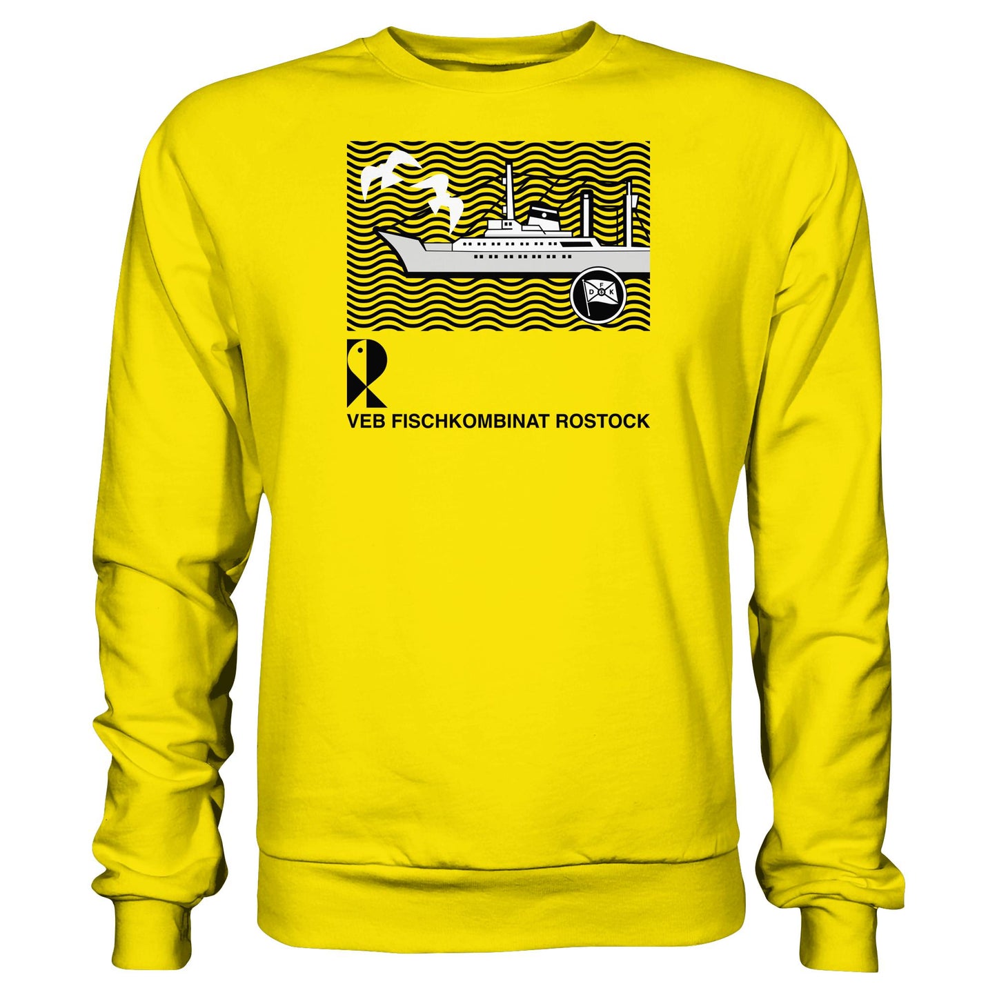 DDR Ostalgie Pullover Unisex • VEB FISCHKOMBINAT ROSTOCK