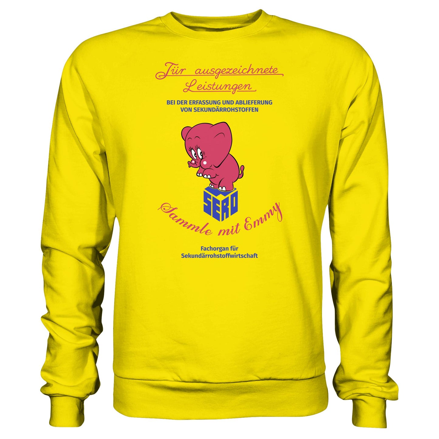 DDR Ostalgie Pullover Unisex • FÜR AUSGEZEICHNETE LEISTUNGEN - SERO EMMY (ORIGINAL-WIMPEL)