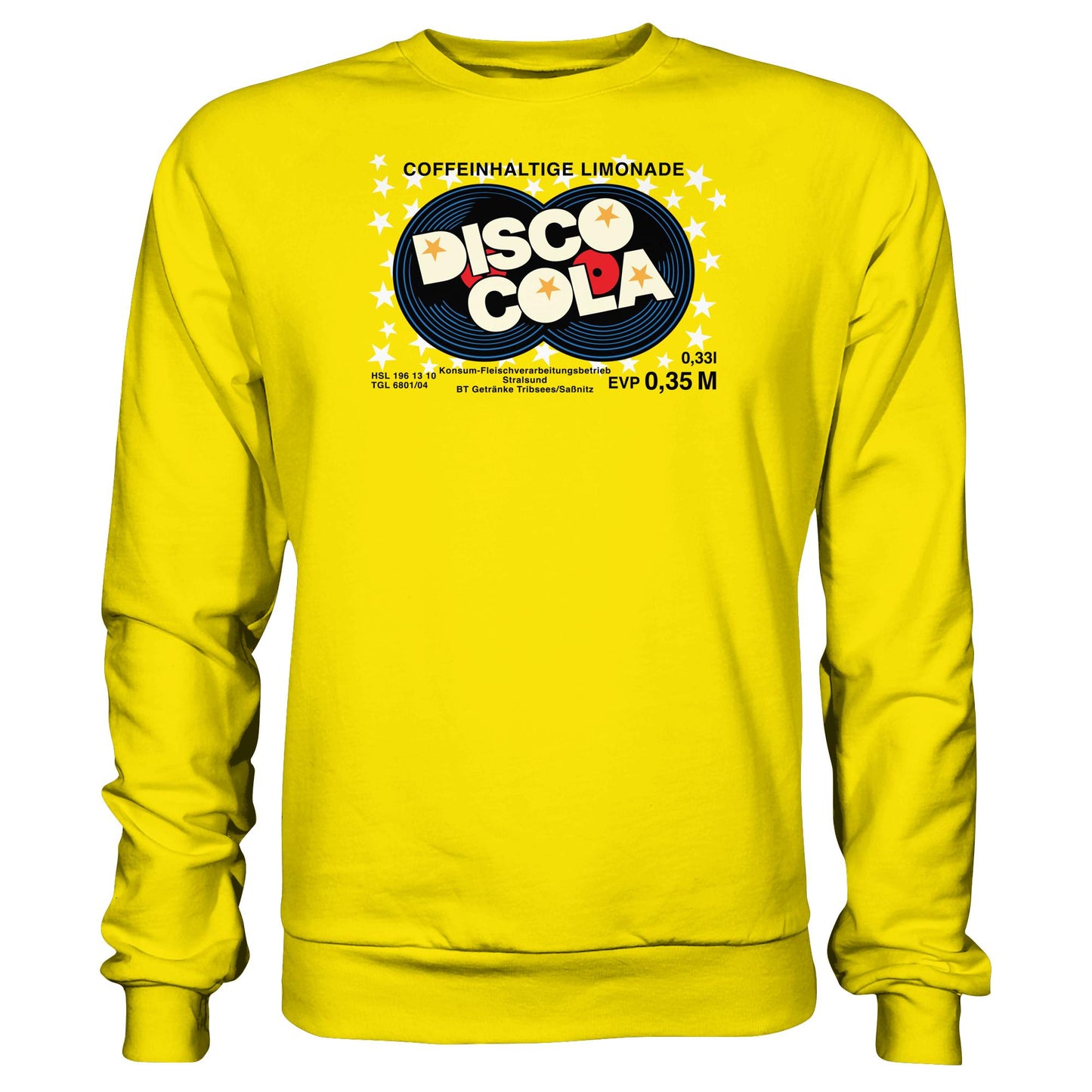 DDR Ostalgie Pullover Unisex • DISCO COLA - ORIGINAL ETIKETT