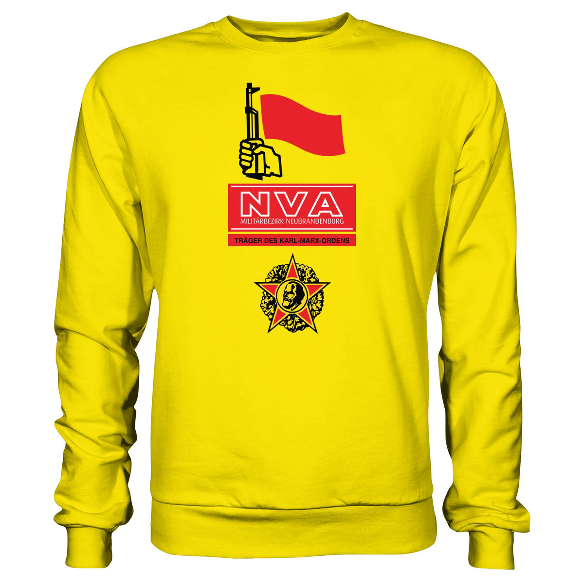 DDR Ostalgie Pullover Unisex • NVA - MILITÄRBEZIRK NEUBRANDENBURG