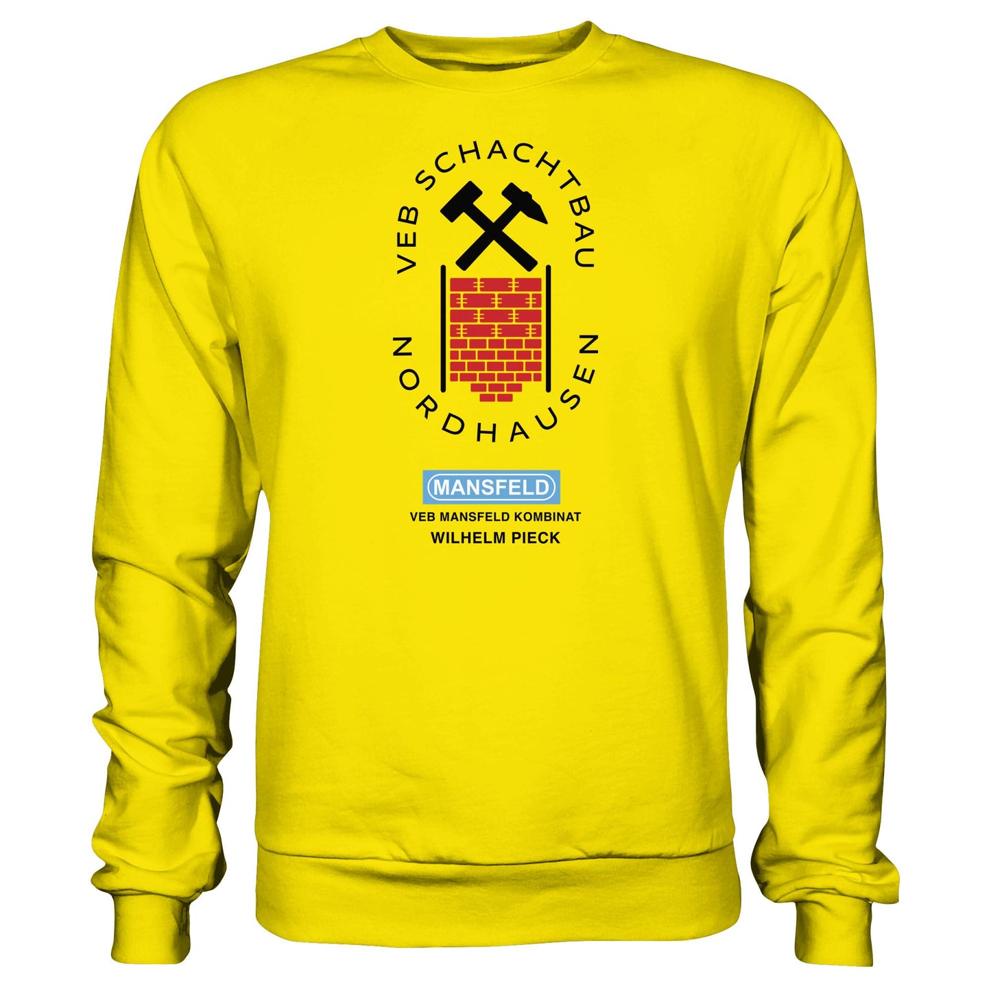 DDR Ostalgie Pullover Unisex • VEB SCHACHTBAU NORDHAUSEN - VEB MANSFELD KOMBINAT