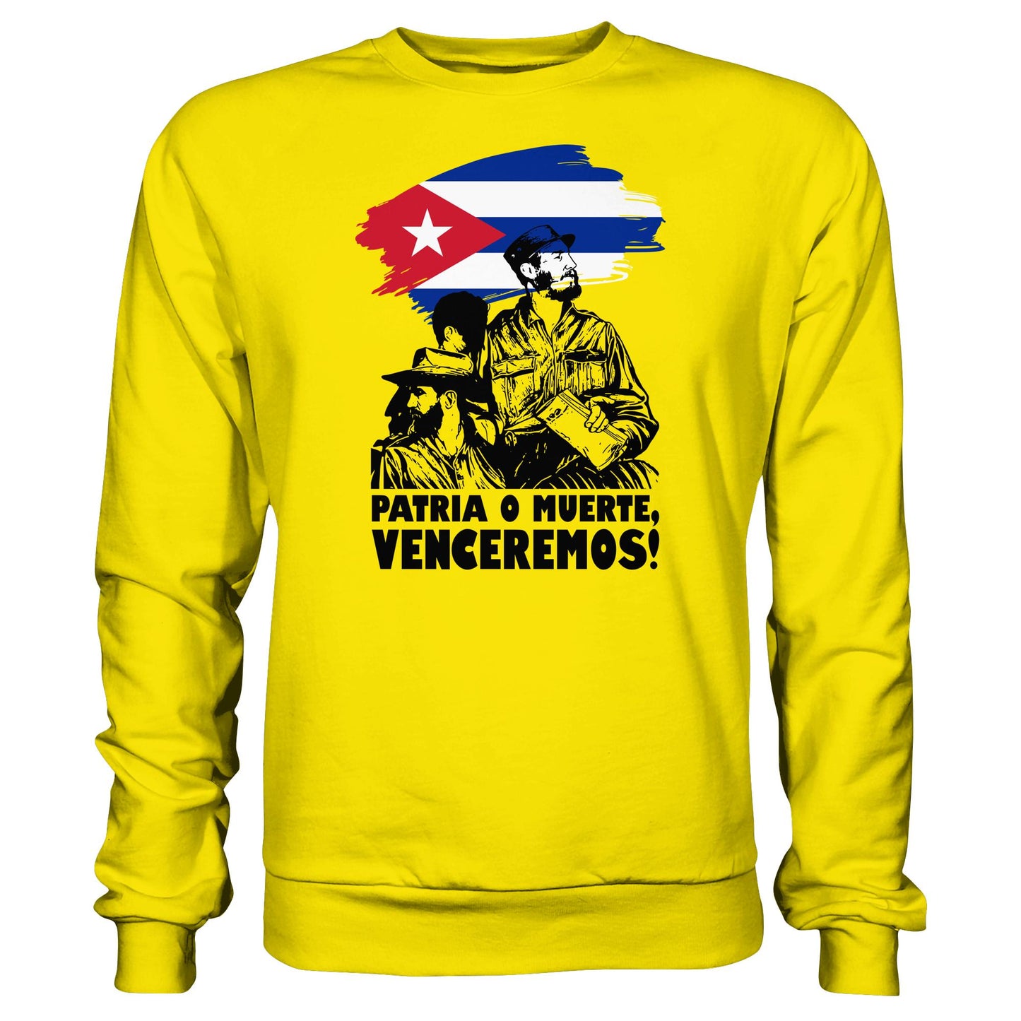 DDR Ostalgie Pullover Unisex • KUBA - PATRIA O MUERTE, VENCEREMOS! (ORIGINAL PLAKAT)