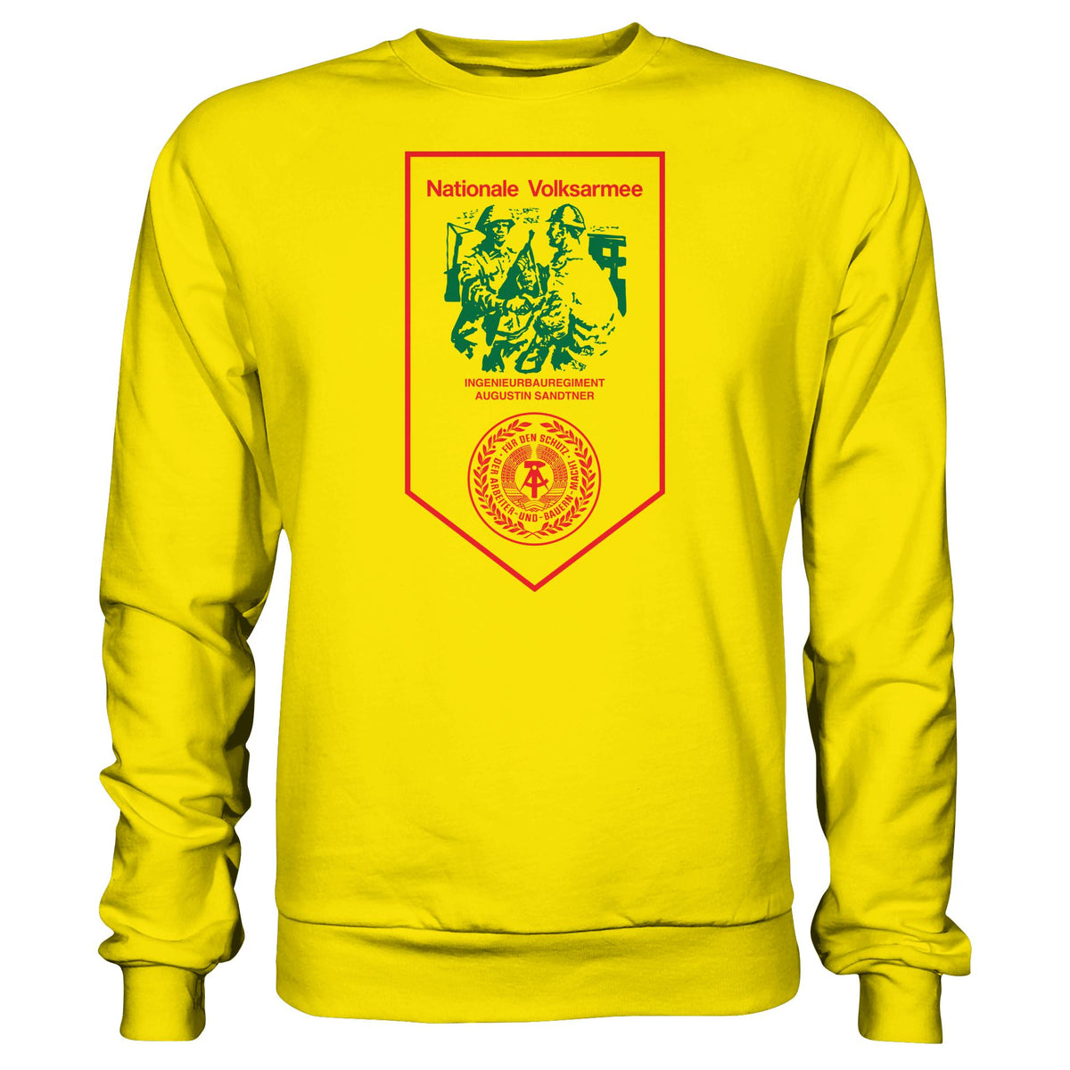 DDR Ostalgie Pullover Unisex • NVA - INGENIEURBAUREGIMENT AUGUSTIN SANDTNER