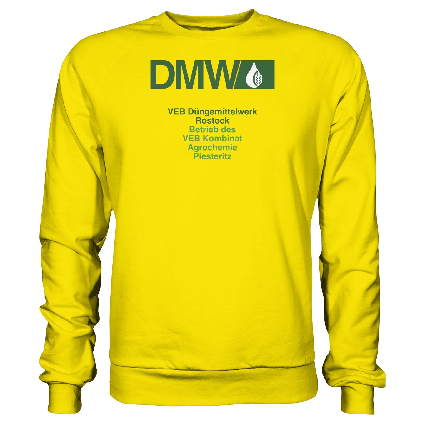 DDR Ostalgie Pullover Unisex • VEB DÜNGEMITTELWERK ROSTOCK