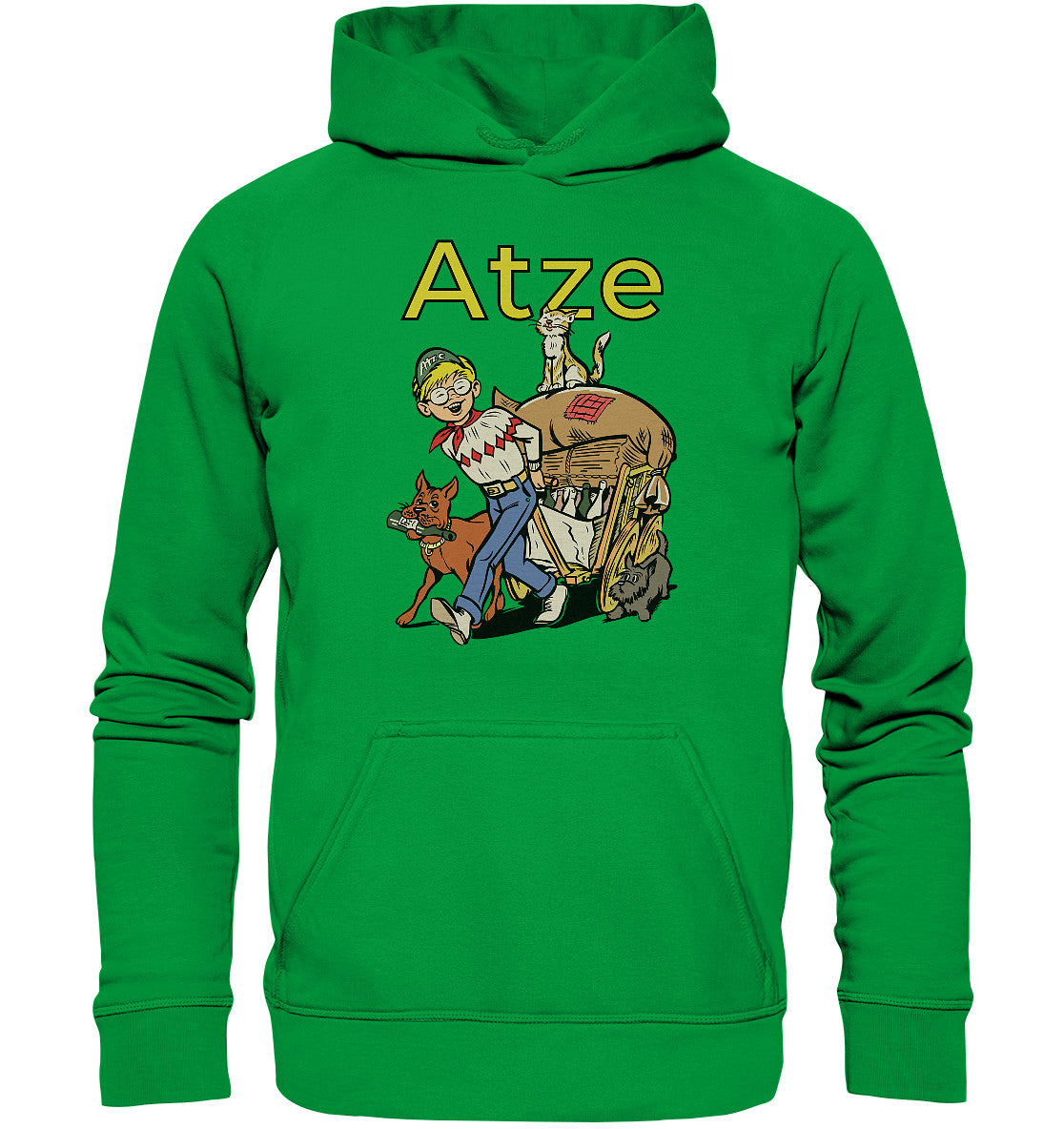 DDR Ostalgie Kapuze / Hoodie Unisex • ATZE - TITEL ALTSTOFFE