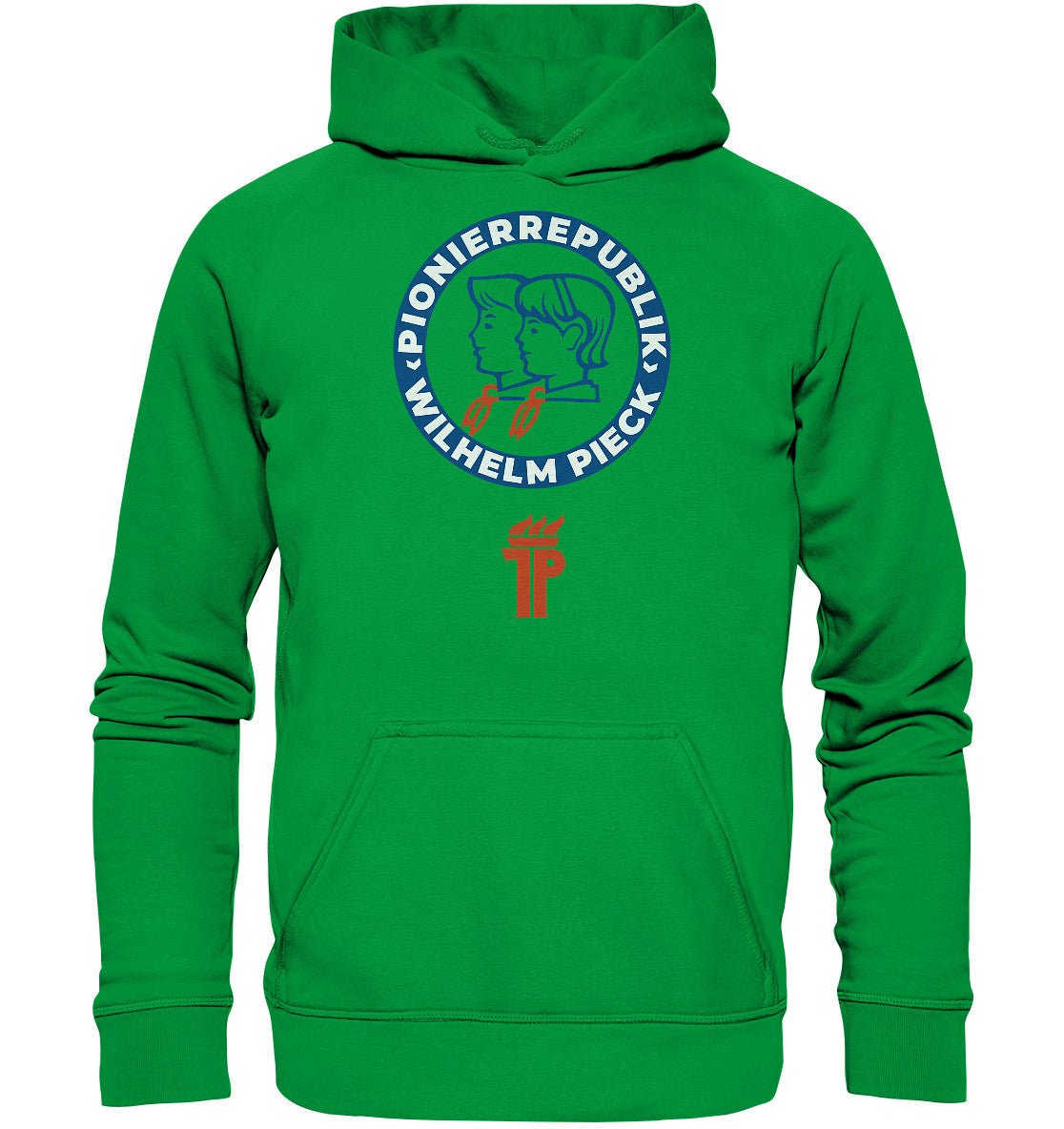 DDR Ostalgie Kapuze / Hoodie Unisex • PIONIERREPUBLIK WILHELM PIECK BRANDENBURG
