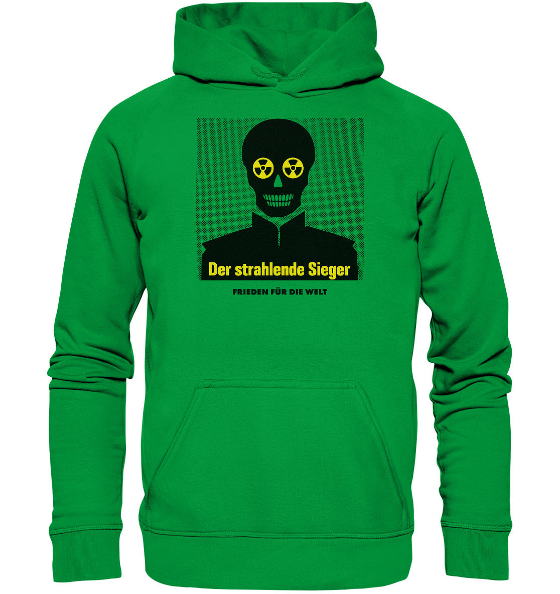 DDR Ostalgie Kapuze / Hoodie Unisex • DER STRAHLENDE SIEGER - FRIEDEN FÜR DIE WELT!