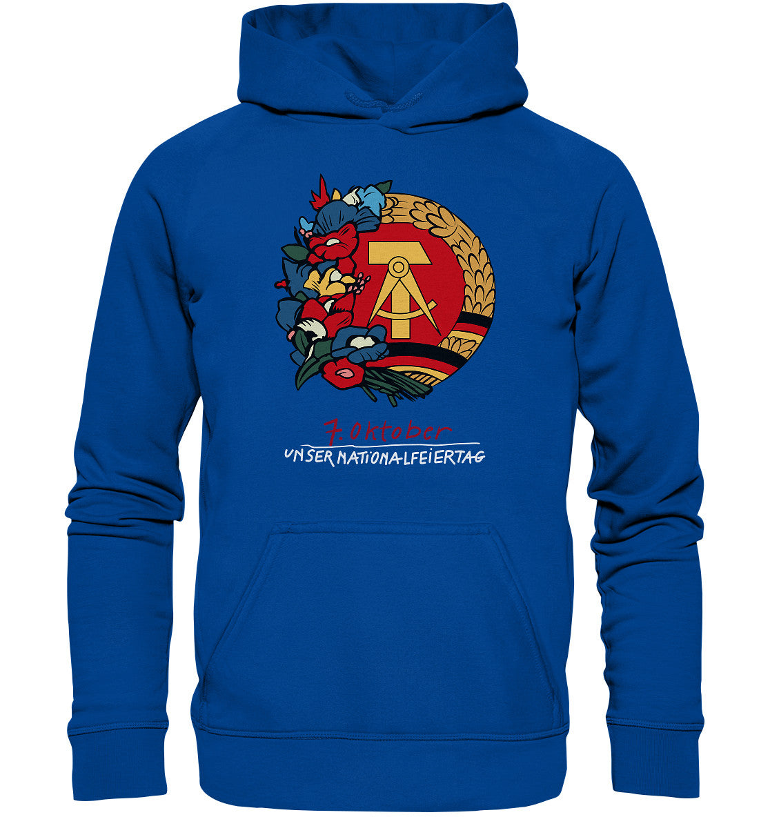 DDR Ostalgie Kapuze / Hoodie Unisex • 7. OKTOBER - DDR-NATIONALFEIERTAG