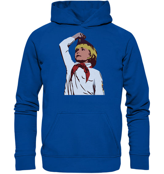 DDR Ostalgie Kapuze / Hoodie Unisex • THÄLMANNPIONIER - ORIGINALPLAKAT