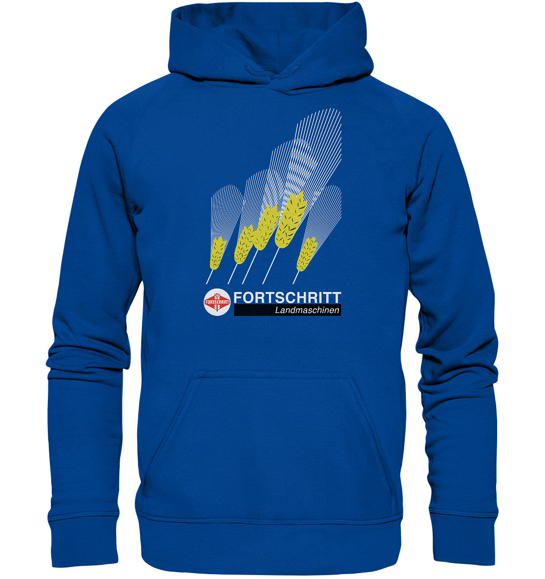 DDR Ostalgie Kapuze / Hoodie Unisex • FORTSCHRITT LANDMASCHINEN - PLAKATMOTIV