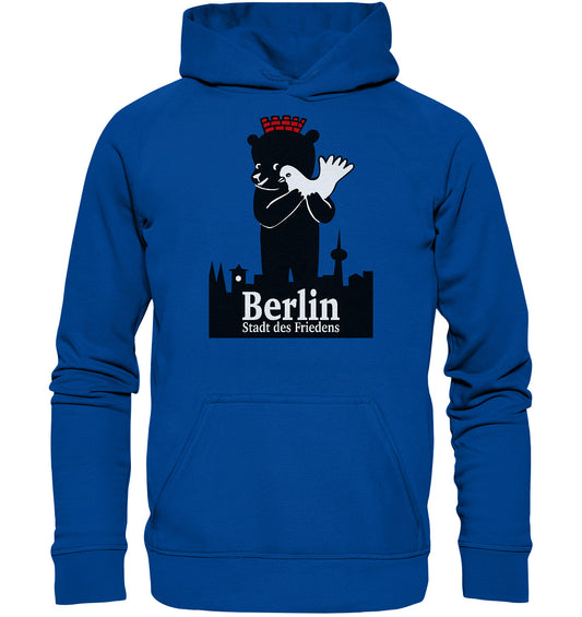 DDR Ostalgie Kapuze / Hoodie Unisex • BERLIN - STADT DES FRIEDENS - PLAKAT 1984