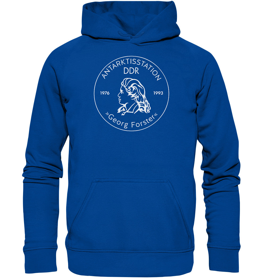 DDR Ostalgie Kapuze / Hoodie Unisexx • ANTARKTISFORSCHUNG DER DDR - GEORG FORSTER