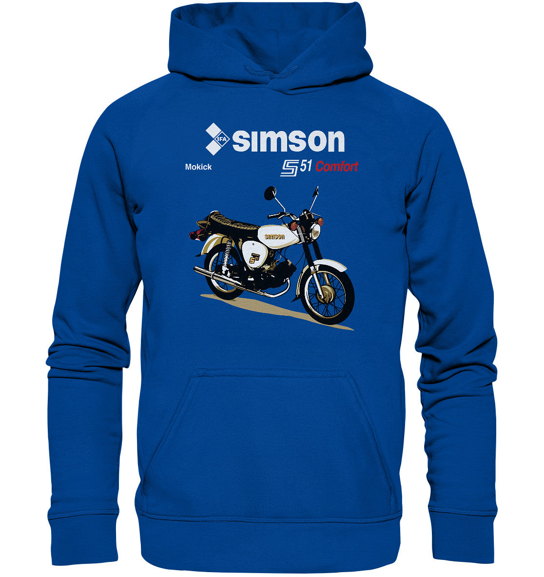 DDR Ostalgie Kapuze / Hoodie Unisex • SIMSON COMFORT - ORIGINAL PROSPEKT