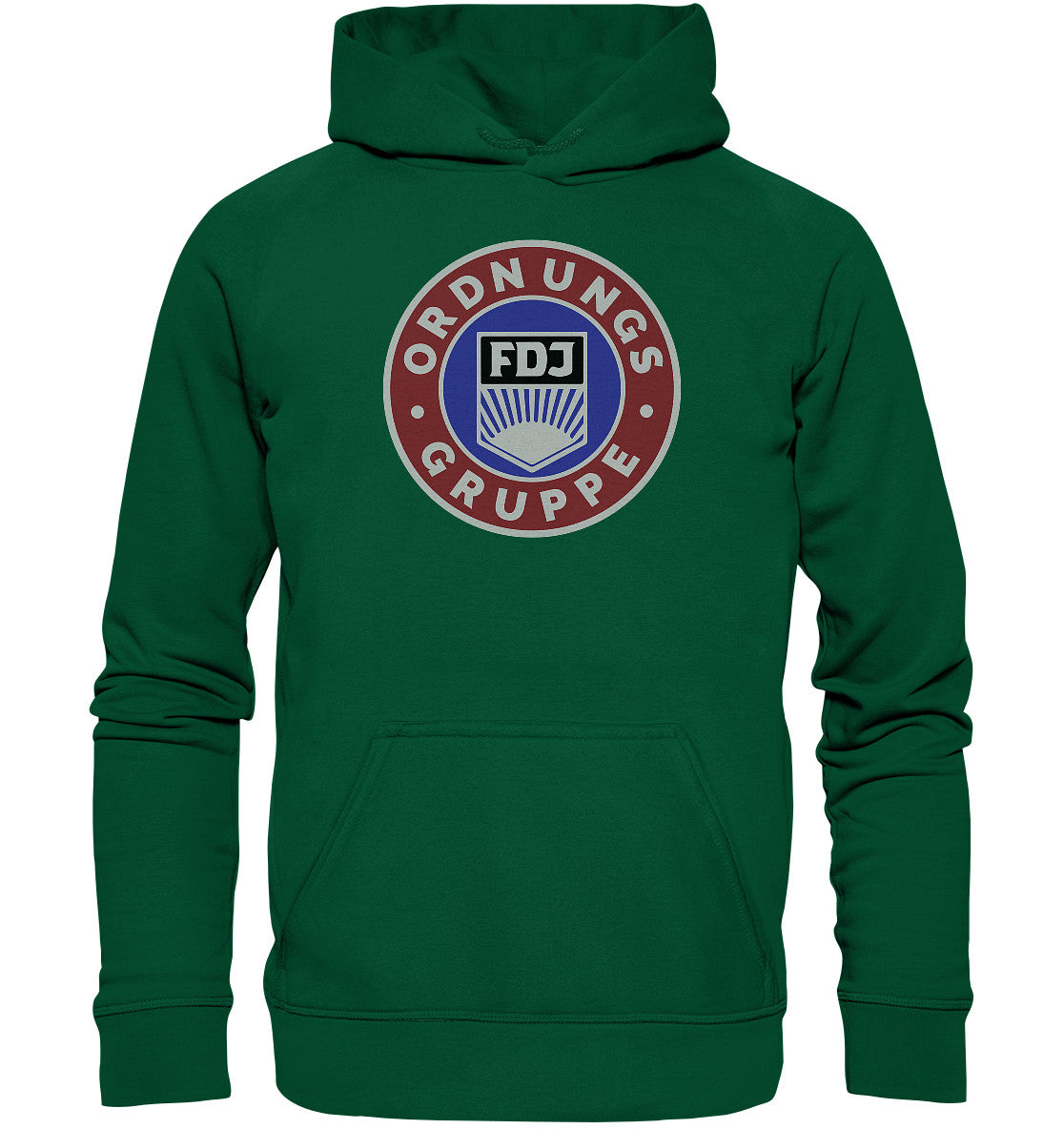 DDR Ostalgie Kapuze / Hoodie Unisex • FDJ ORDNUNGSGRUPPE