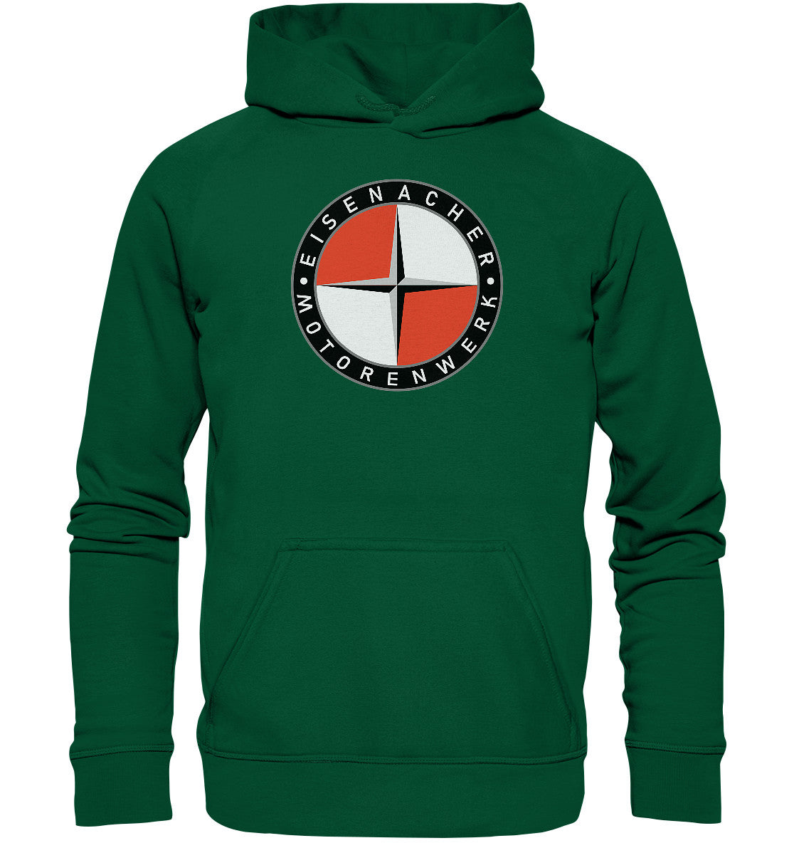 DDR Ostalgie Kapuze / Hoodie Unisex • EISENACHER MOTORENWERK 1950