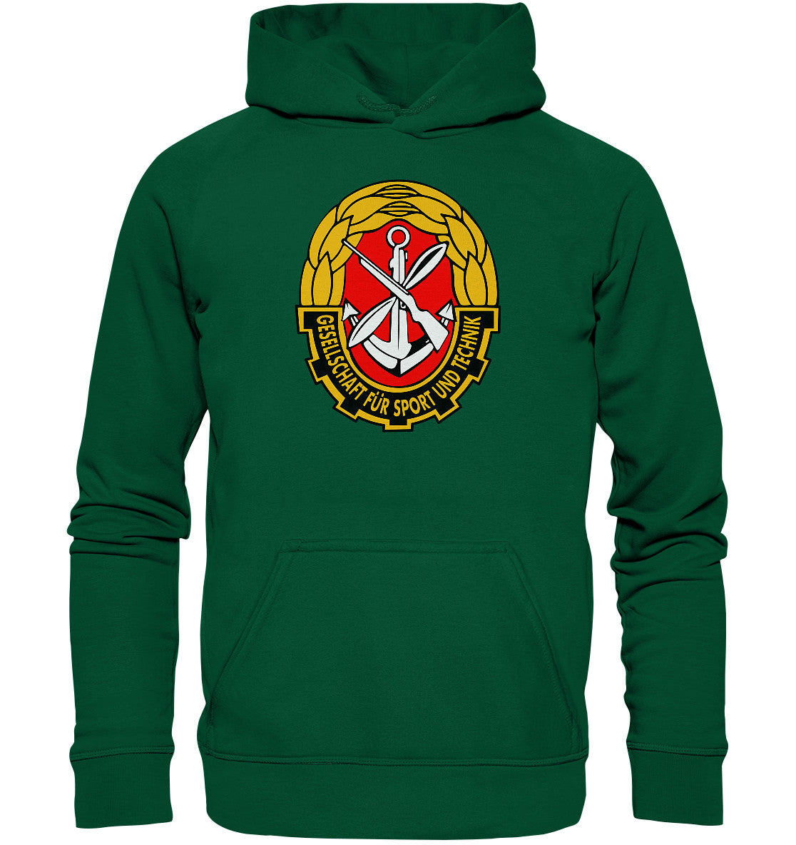 DDR Ostalgie Kapuze / Hoodie Unisex • GESELLSCHAFT FÜR SPORT UND TECHNIK