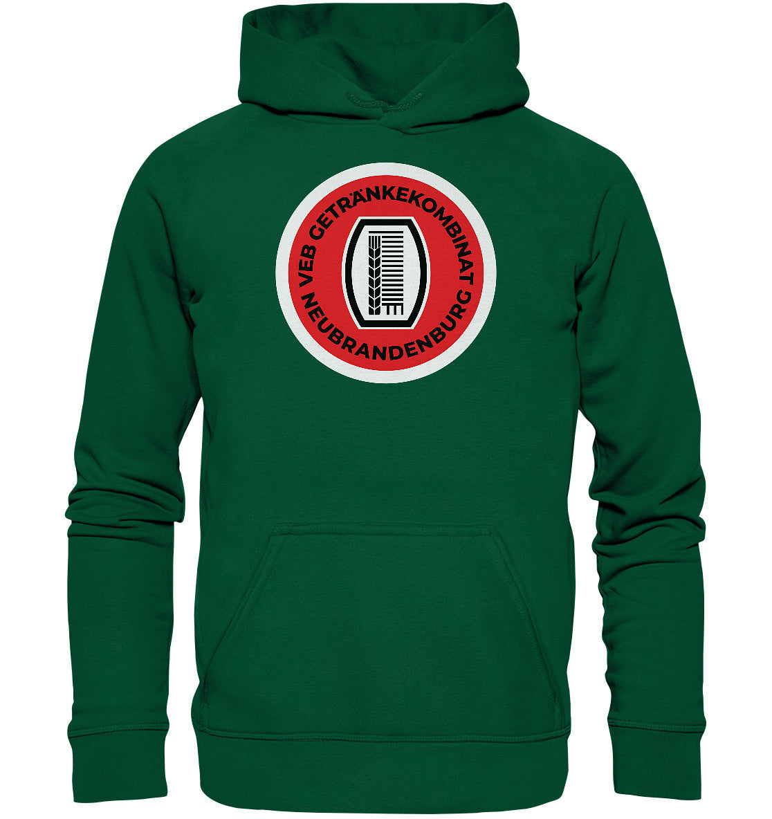 DDR Ostalgie Kapuze / Hoodie Unisex • VEB GETRÄNKEKOMBINAT NEUBRANDENBURG