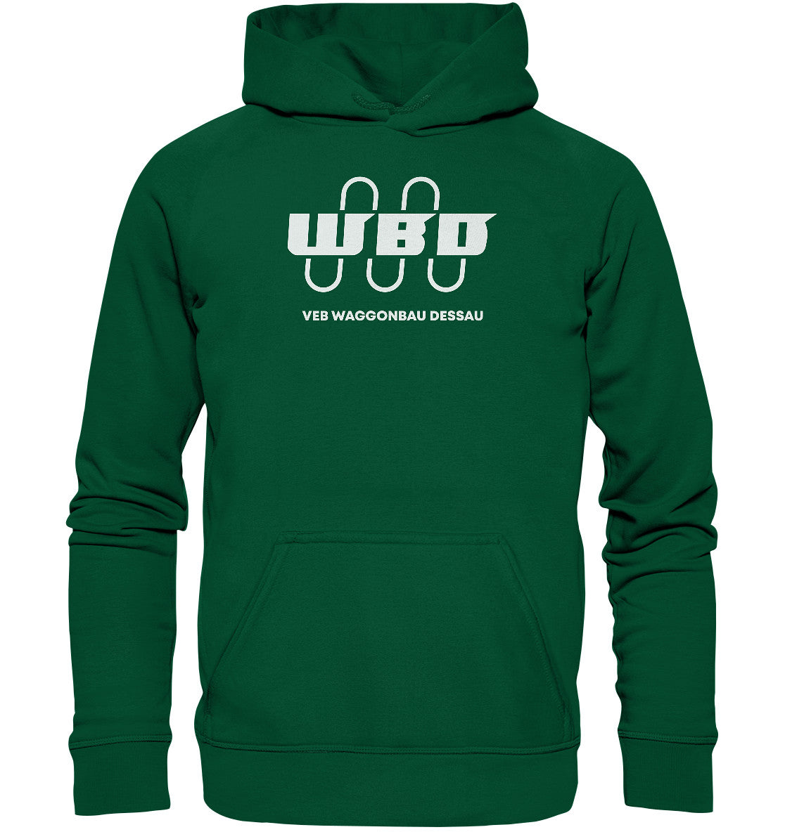 DDR Ostalgie Kapuze / Hoodie Unisex • VEB WAGGONBAU DESSAU