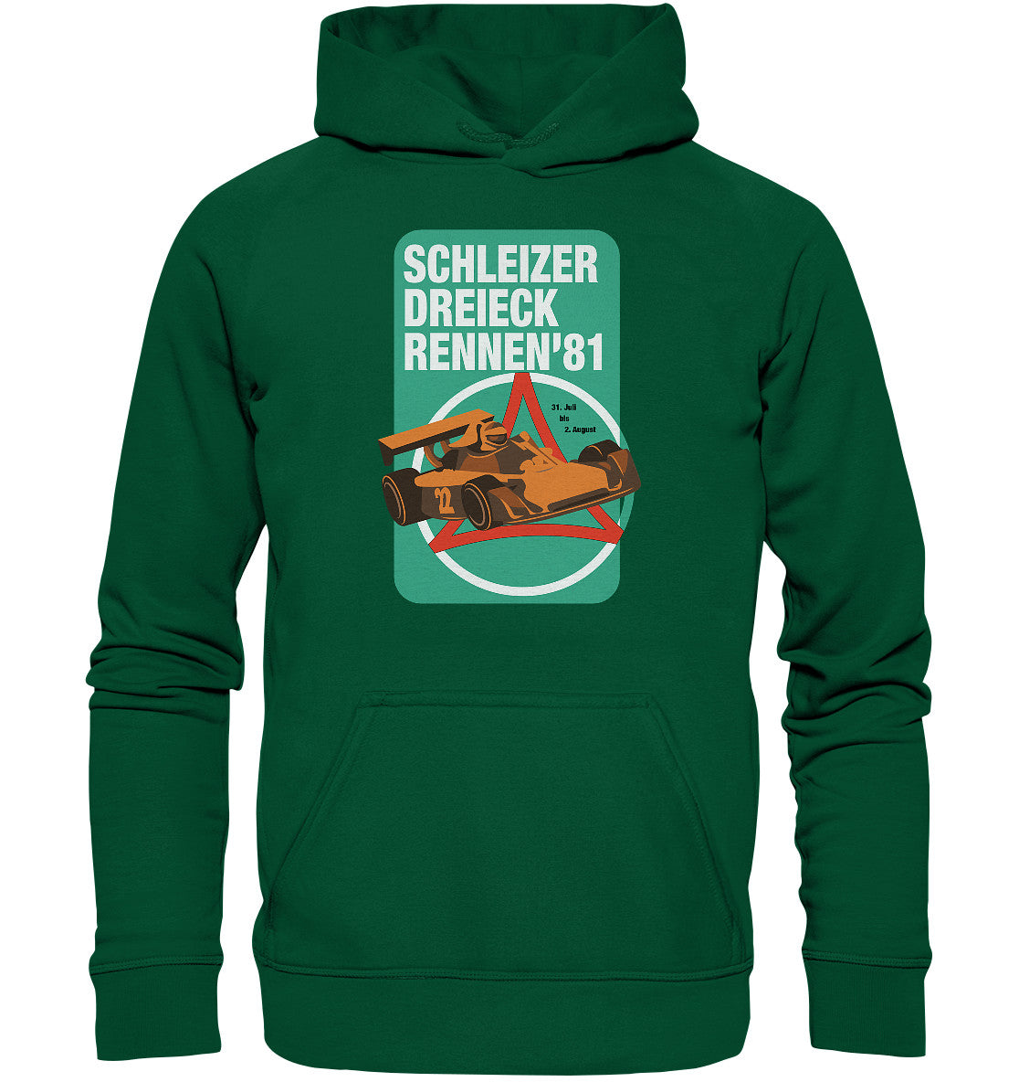 DDR Ostalgie Kapuze / Hoodie Unisex • SCHLEIZER DREIECK-RENNEN 1981