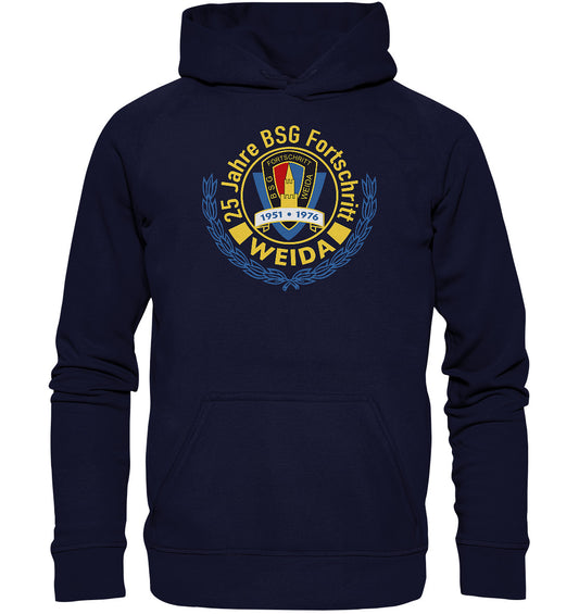 DDR Ostalgie Kapuze / Hoodie Unisex • BSG FORTSCHRITT WEIDA, 1976