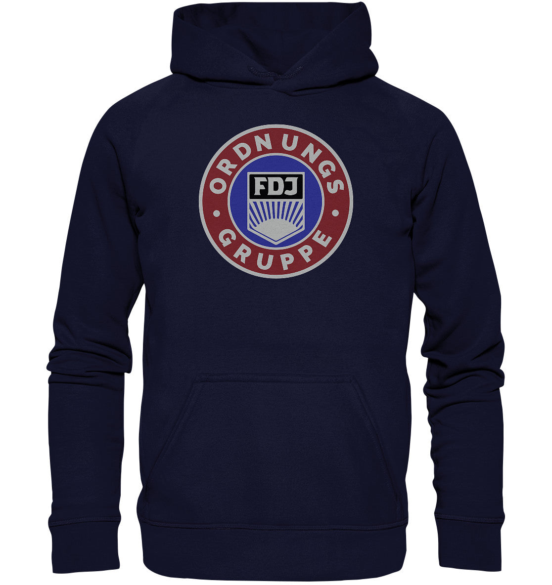 DDR Ostalgie Kapuze / Hoodie Unisex • FDJ ORDNUNGSGRUPPE