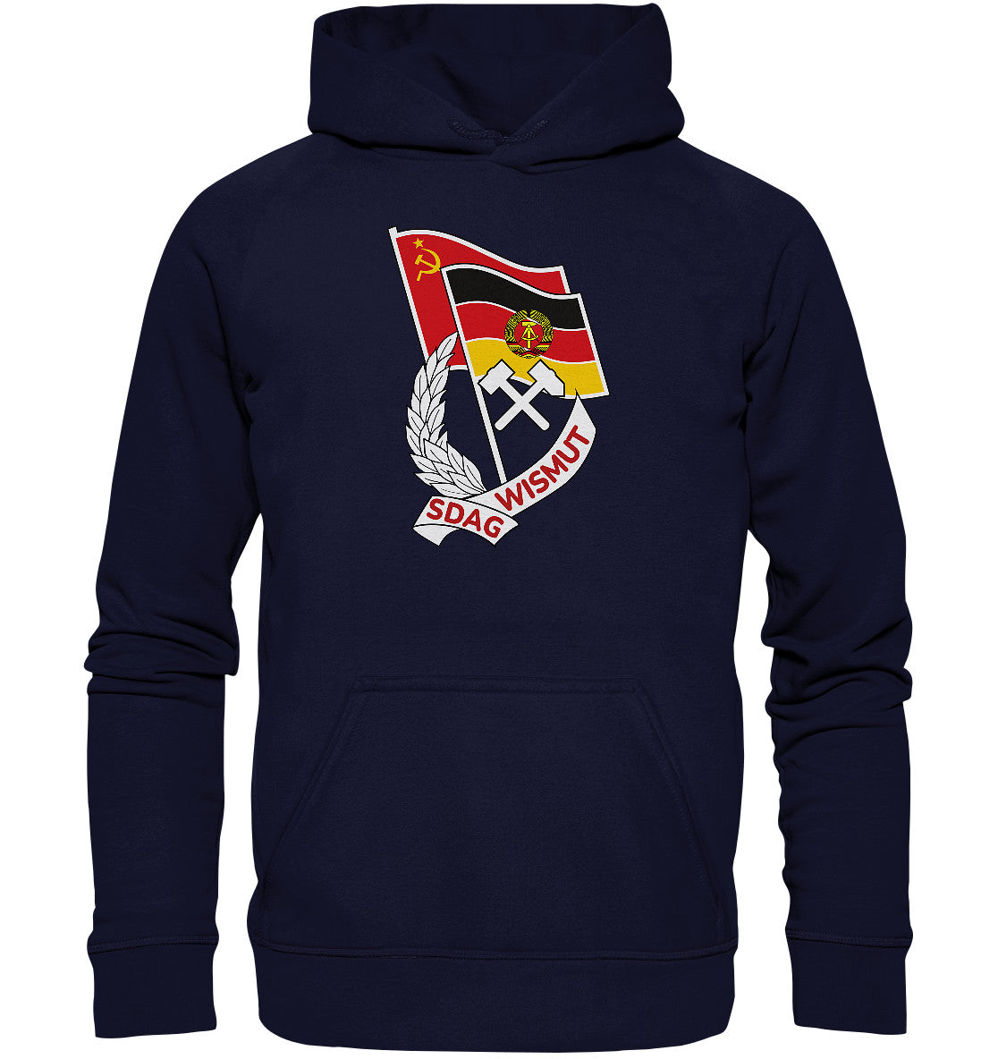 DDR Ostalgie Kapuze / Hoodie Unisex • ORDEN SDAG WISMUT