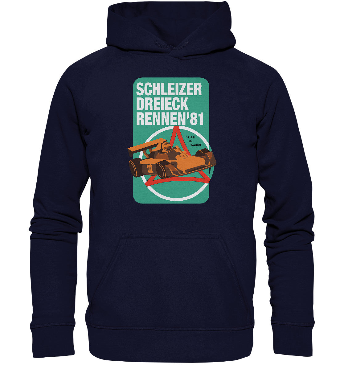 DDR Ostalgie Kapuze / Hoodie Unisex • SCHLEIZER DREIECK-RENNEN 1981