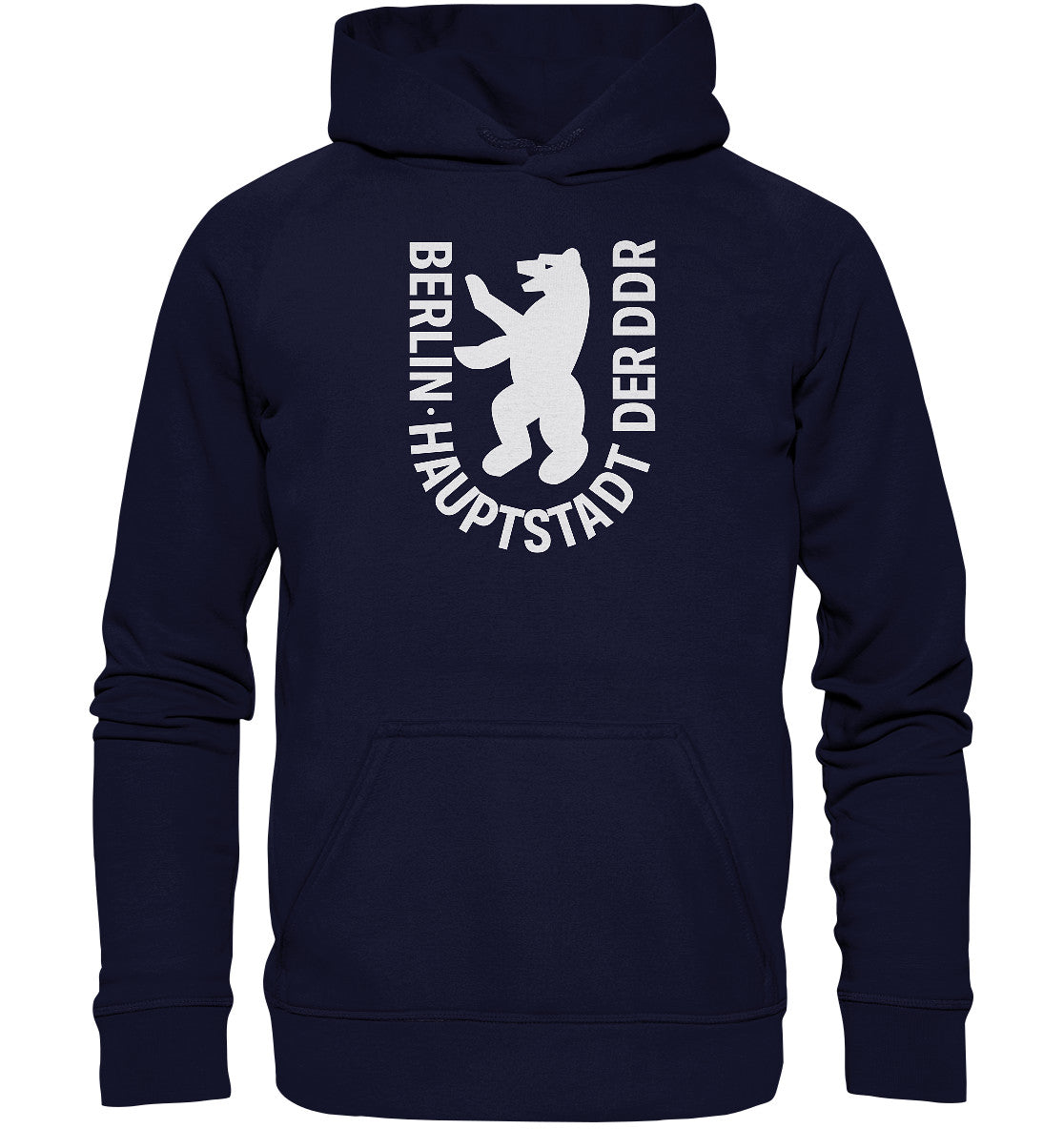 DDR Ostalgie Kapuze / Hoodie Unisex • BERLIN - HAUPTSTADT DER DDR