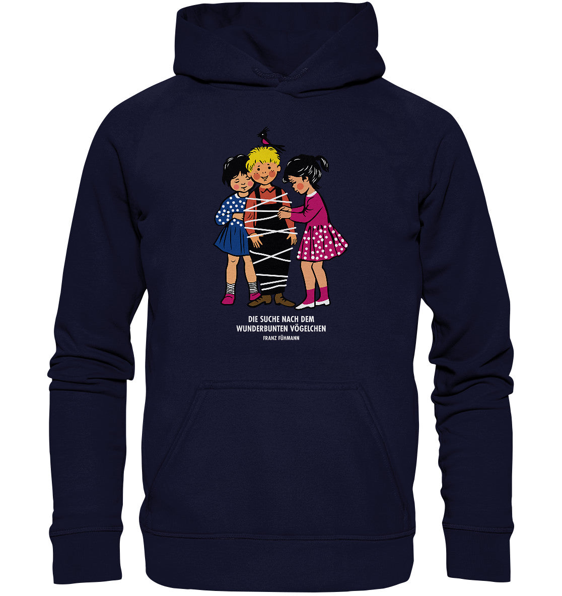 DDR Ostalgie Kapuze / Hoodie Unisex • DIE SUCHE NACH DEM WUNDERBUNTEN VÖGELCHEN