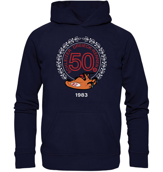 DDR Ostalgie Kapuze / Hoodie Unisex • 50. SCHLEIZER DREIECK-RENNEN 1983