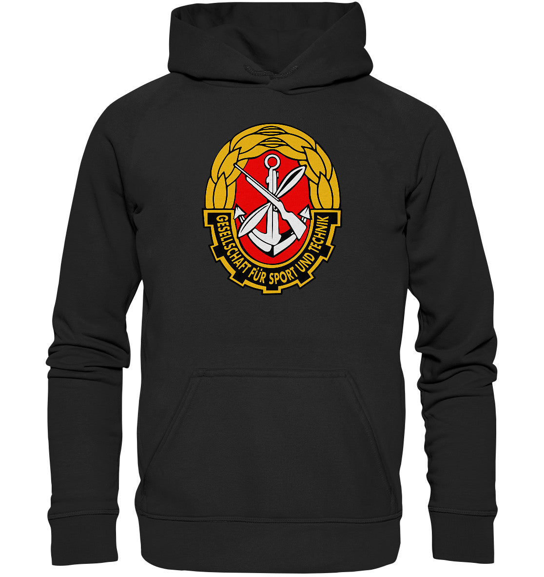 DDR Ostalgie Kapuze / Hoodie Unisex • GESELLSCHAFT FÜR SPORT UND TECHNIK