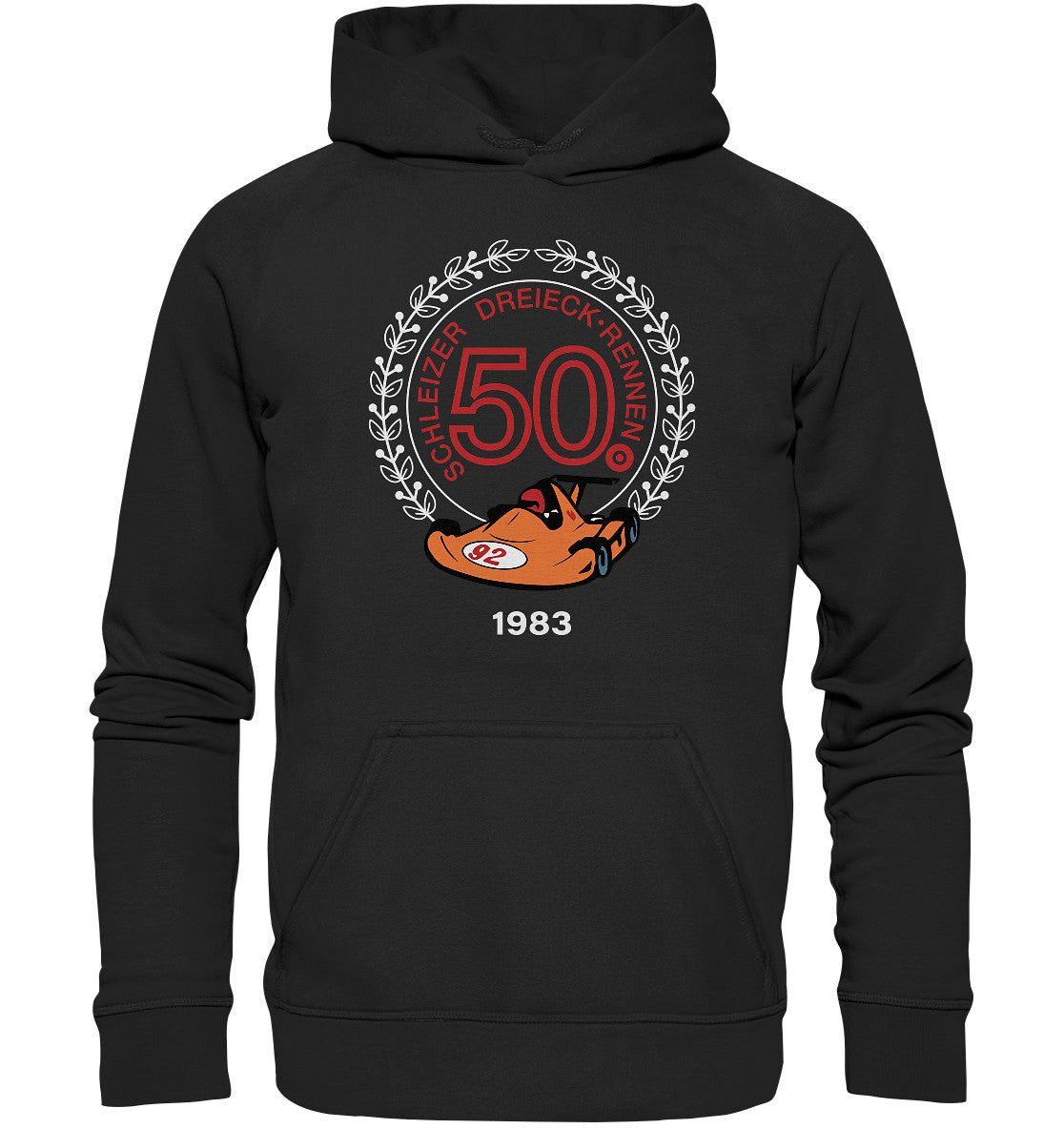 DDR Ostalgie Kapuze / Hoodie Unisex • 50. SCHLEIZER DREIECK-RENNEN 1983