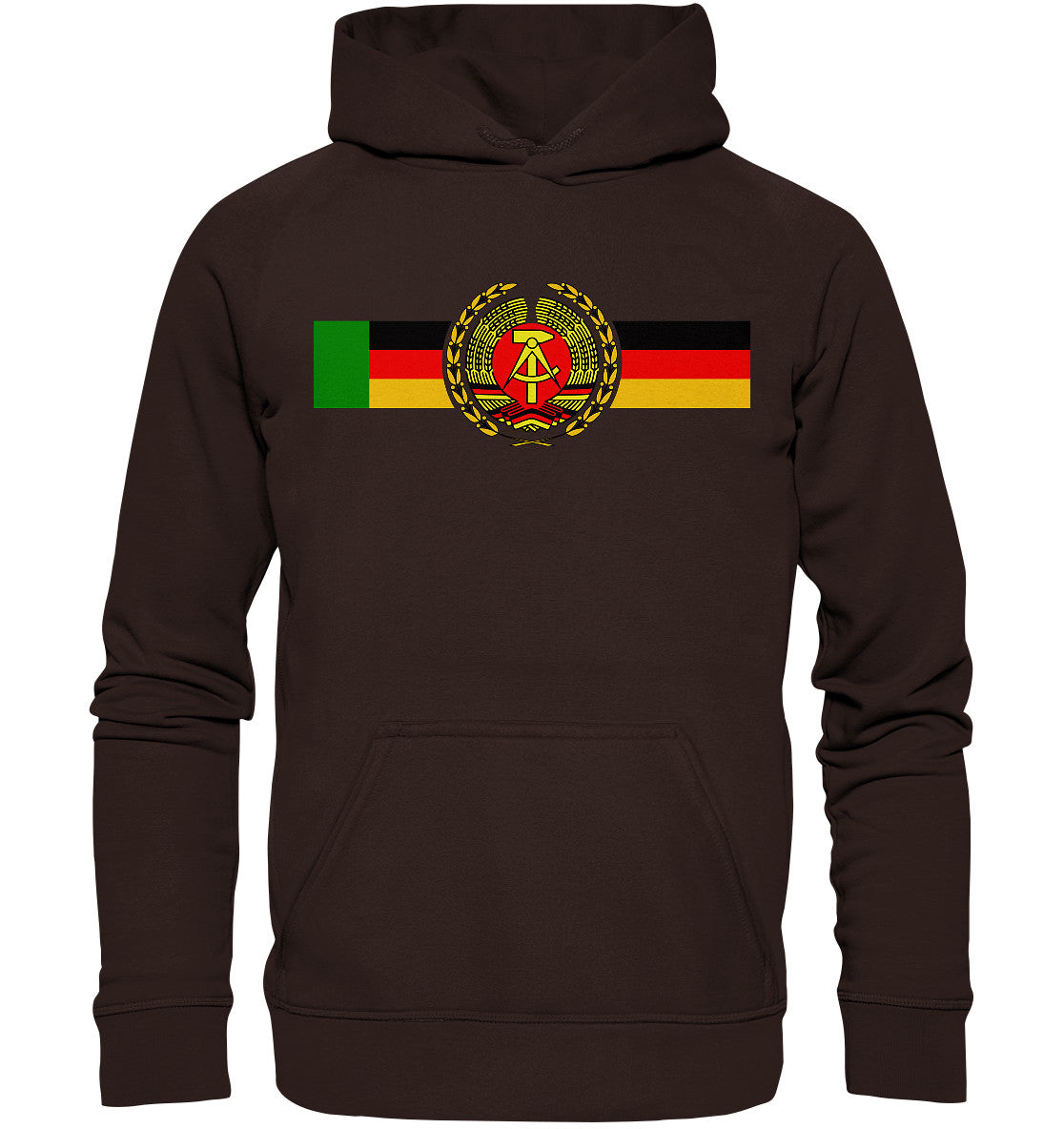 DDR Ostalgie Kapuze / Hoodie Unisex • 6. GRENZBRIGADE KÜSTE