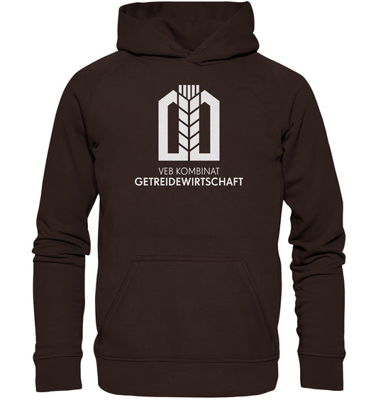 DDR Ostalgie Kapuze / Hoodie Unisex • VEB KOMBINAT GETREIDEWIRTSCHAFT