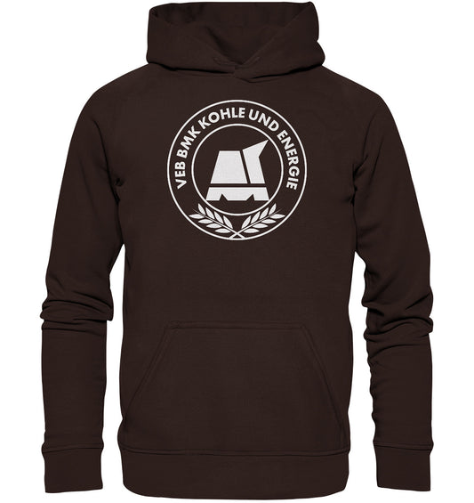 DDR Ostalgie Kapuze / Hoodie Unisex • BMK BAU- UND MONTAGEKOMBINAT KOHLE UND ENERGIE
