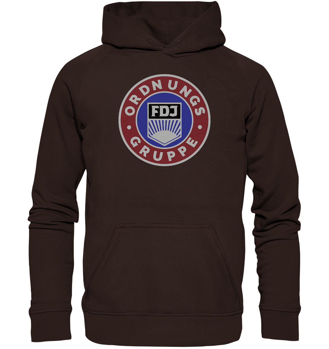 DDR Ostalgie Kapuze / Hoodie Unisex • FDJ ORDNUNGSGRUPPE